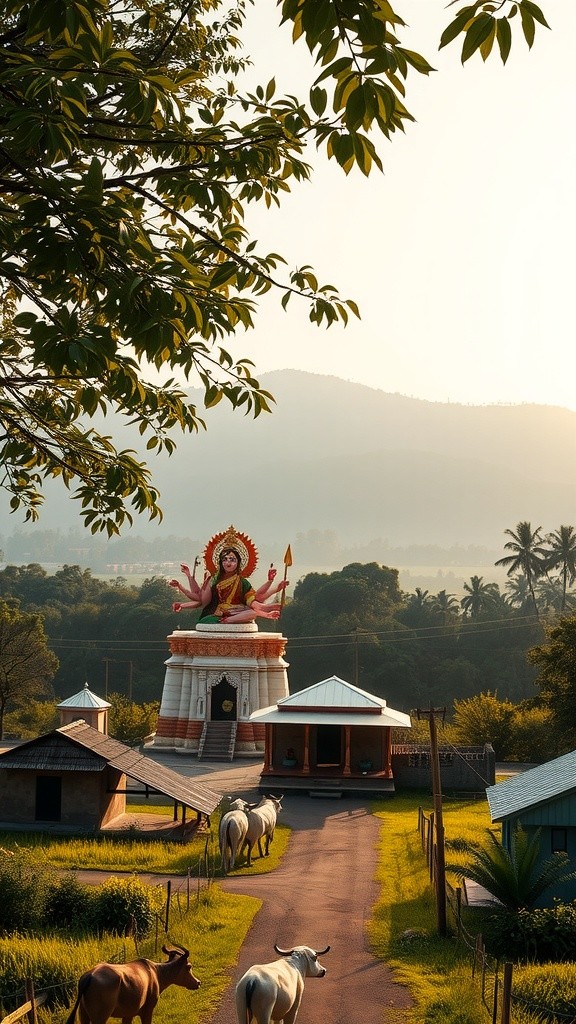 मोहन और मां दुर्गा की भक्ति की कथा