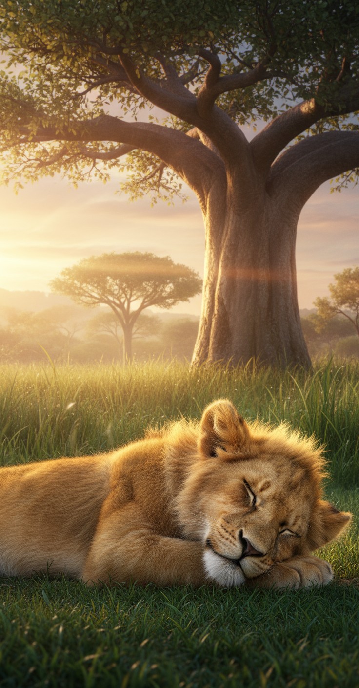 The Heart of a Guardian: A Lion Cub's Journey