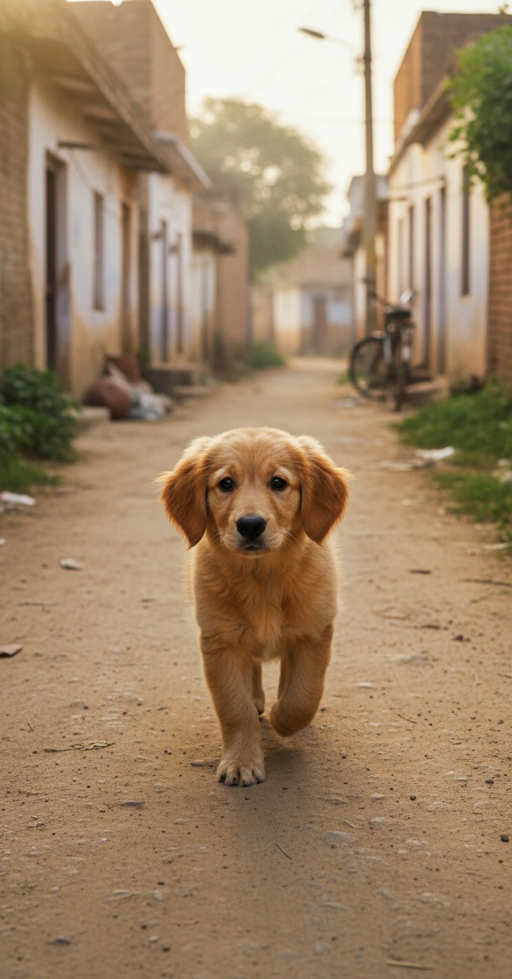 Dosti ki Pehli Nakhre: Ek Puppy aur Chhoti Bachi ki Kahani