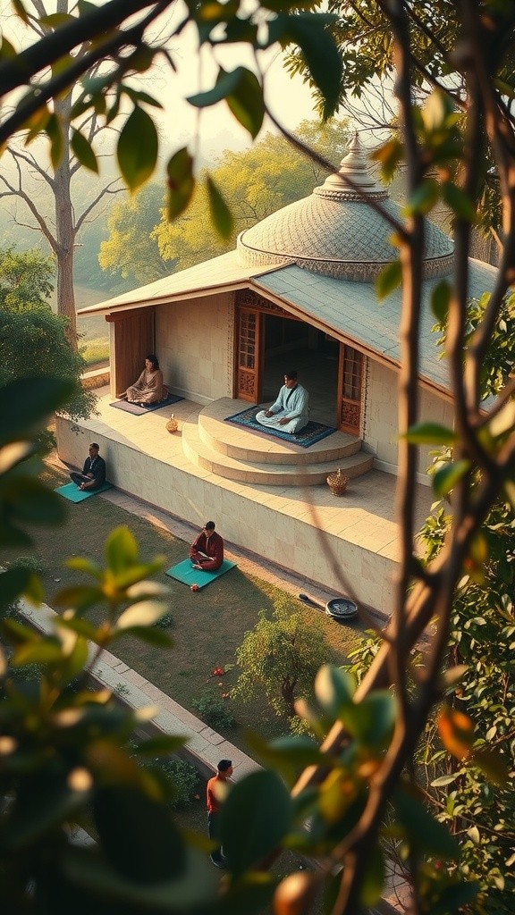 Serenity Under the Banyan: Vaishnav Saints in Ancient India
