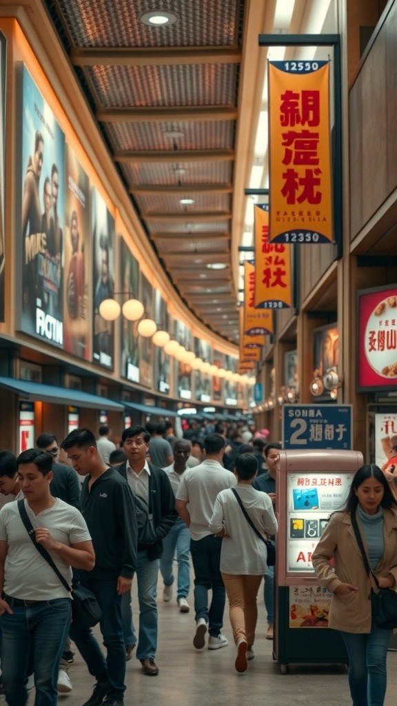 Suasana Lorong Bioskop