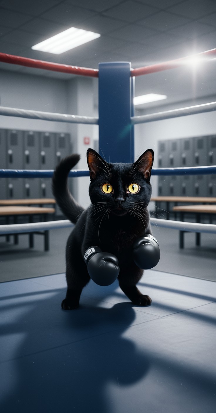 Cat Fight in the Ring