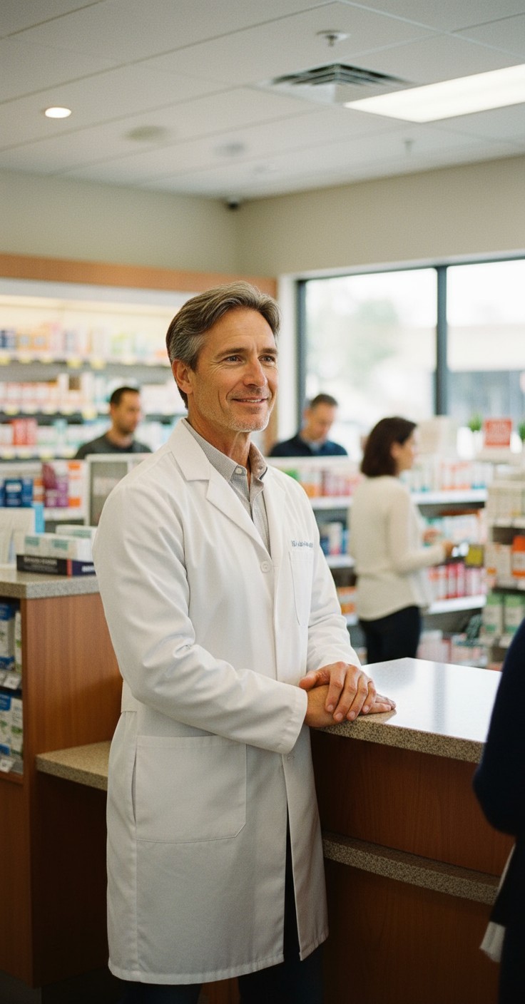 Pharmacy Saleswoman: A Gesture-Filled Product Pitch