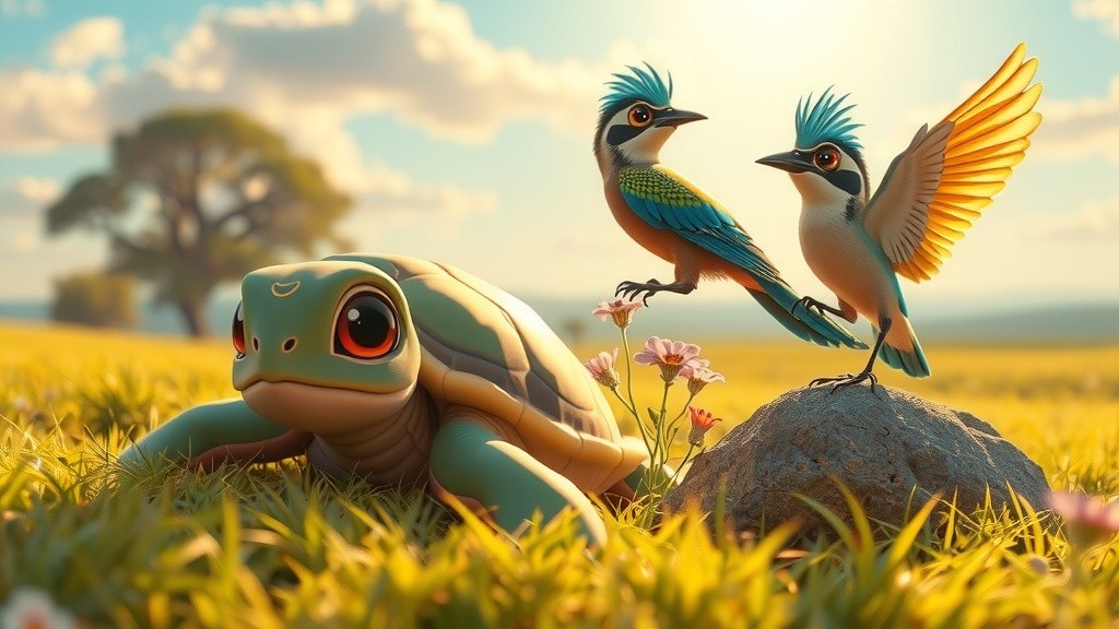 The Cunning Tortoise and the Sky Feast