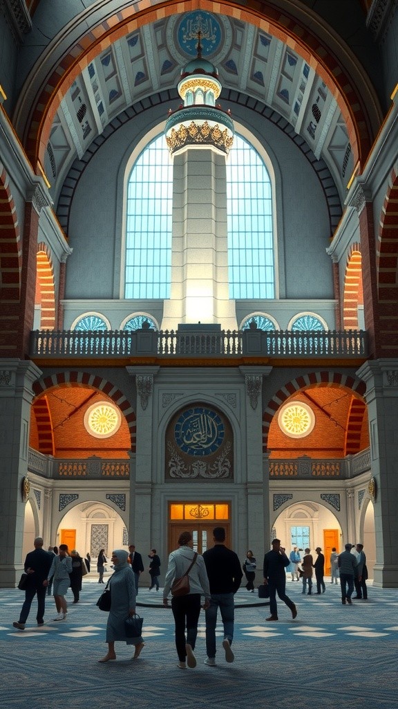 Sandal Hijrah di Depan Masjid