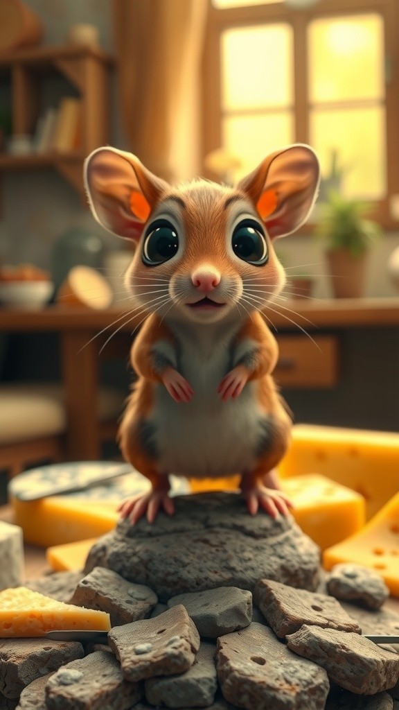 चिटकू की होशियारी: बिल्ली से बचने की कहानी