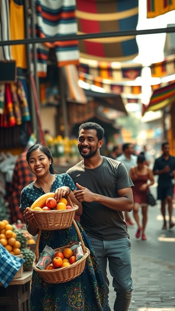 Joyful Moments of an African Couple Together
