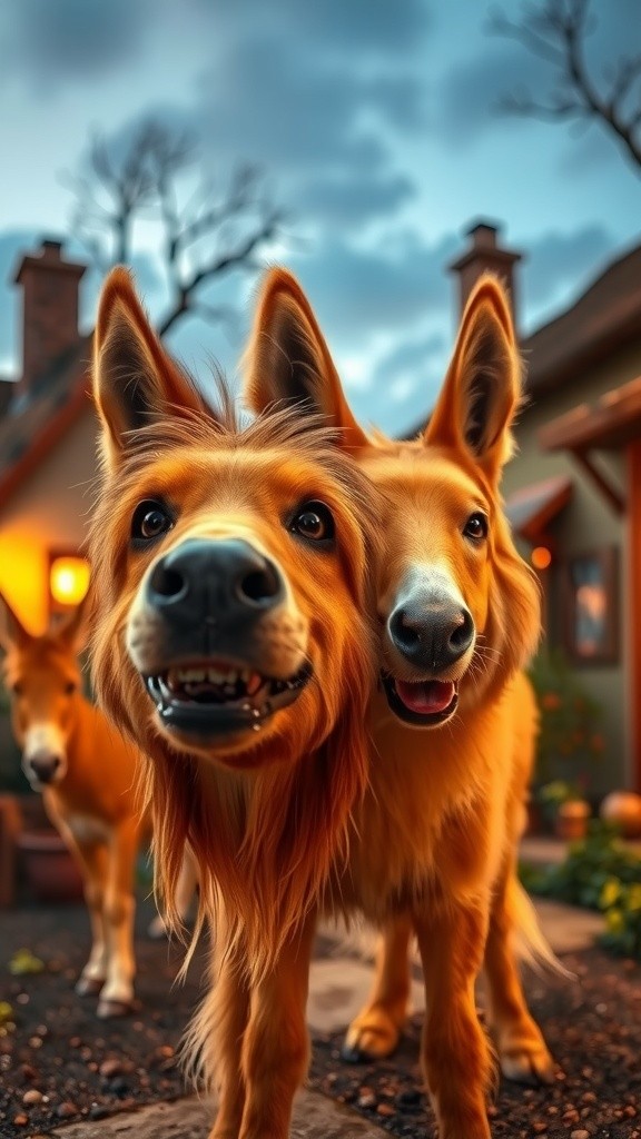 The Friendship of the Dog and Donkey