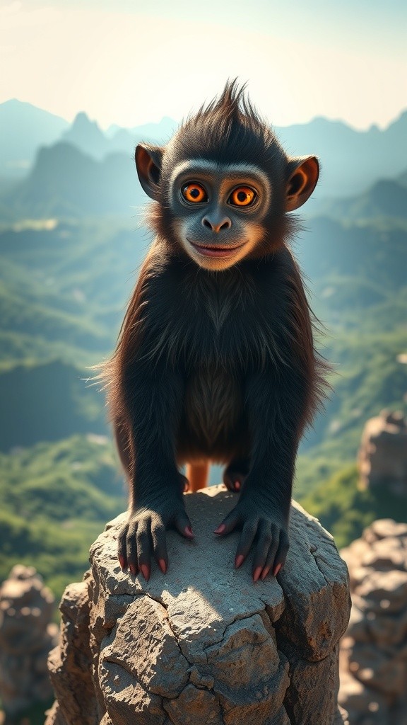 Confrontation in the Swamp: The Monkey King's Challenge