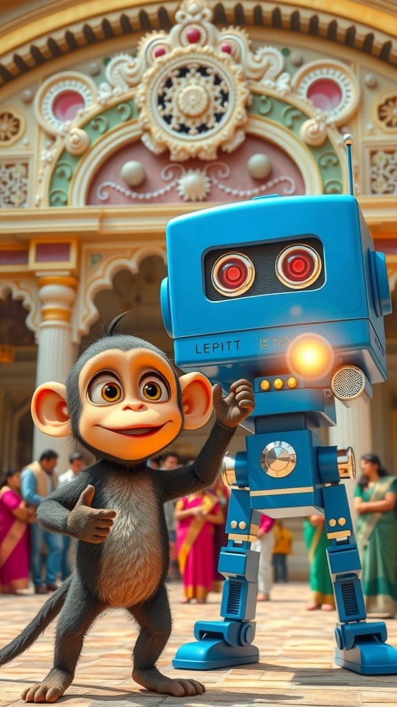 बंदर का व्लॉग: प्रेम मंदिर मथुरा