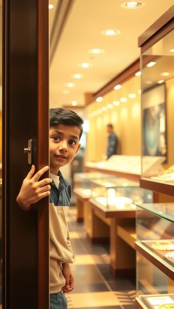 The Young Boy and the Diamond Ring