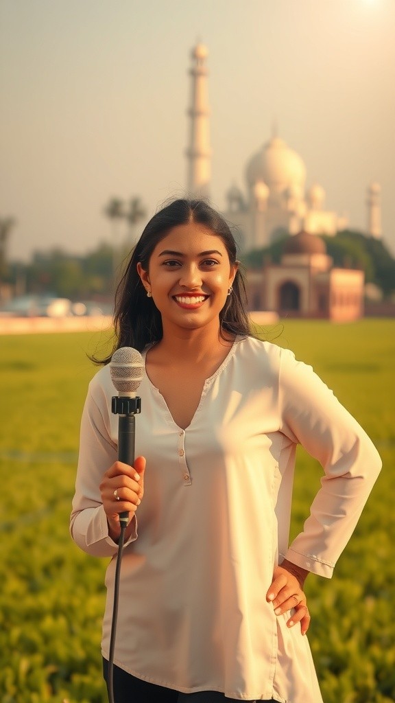 Minar e Pakistan par Larki ki Vlogging