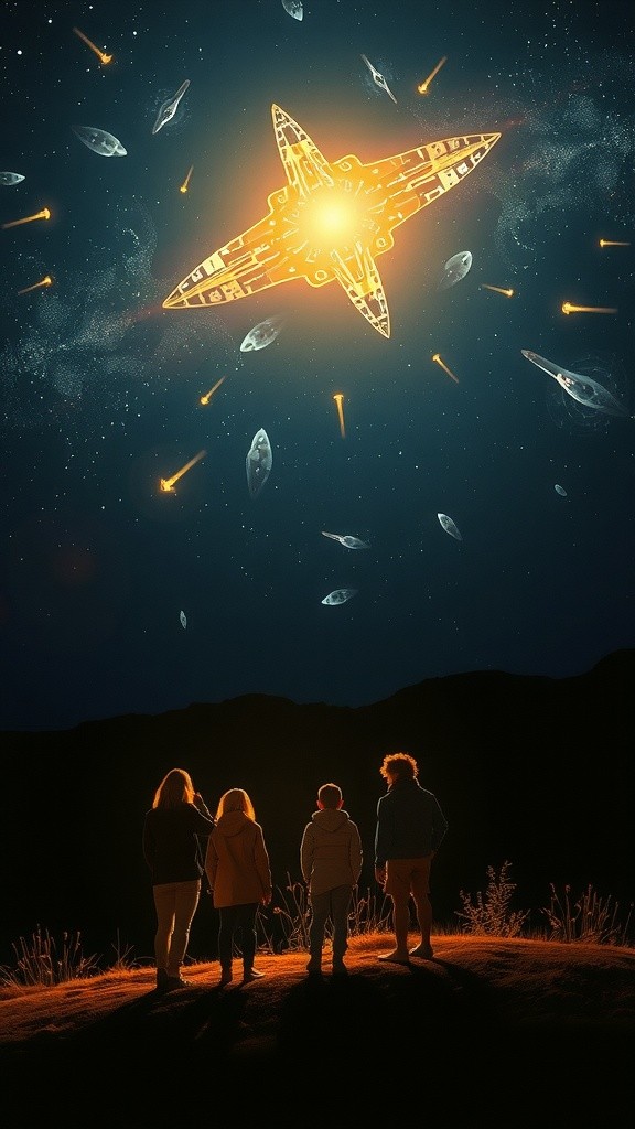 Pillow Panic: A UFO Landing Like No Other