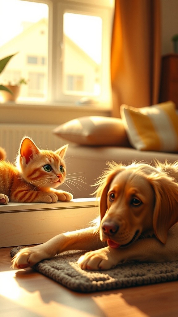 True Friendship: The Cat and Dog's Adventure