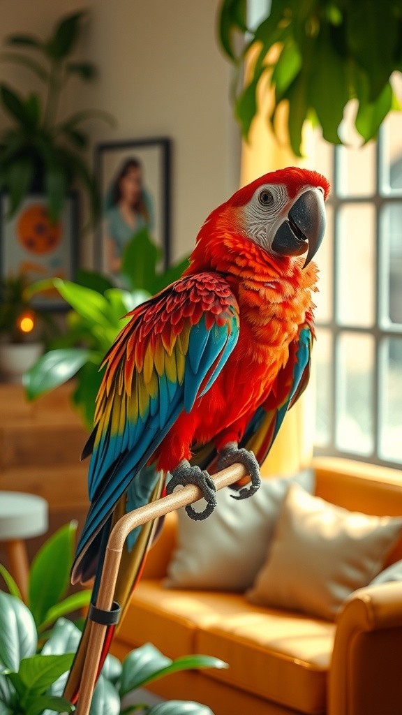 The Wisecracking Parrot