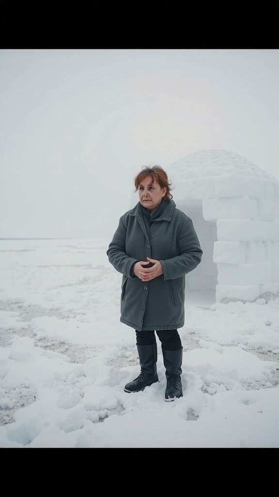 दादी और बंदर का बर्फ का घर बनाना!