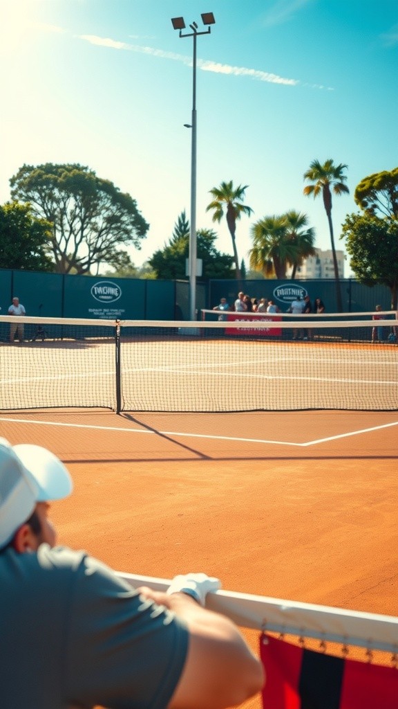 Ian Thomson Receives Wimbledon-Style Trophy for 2025 Men's Morning Tennis League Victory