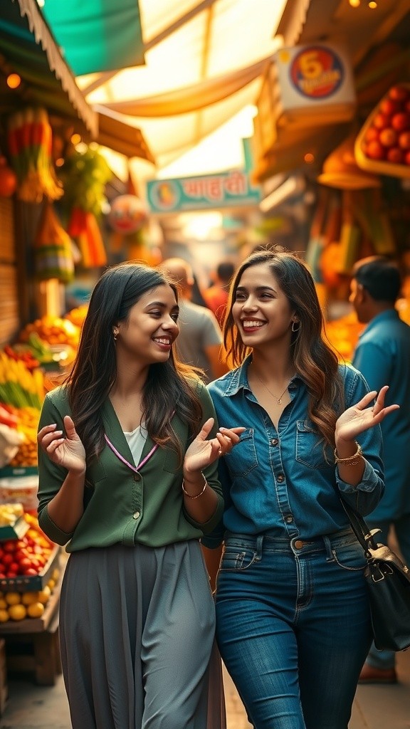 American Larki ki Sabzi Khareedte Hue Debate