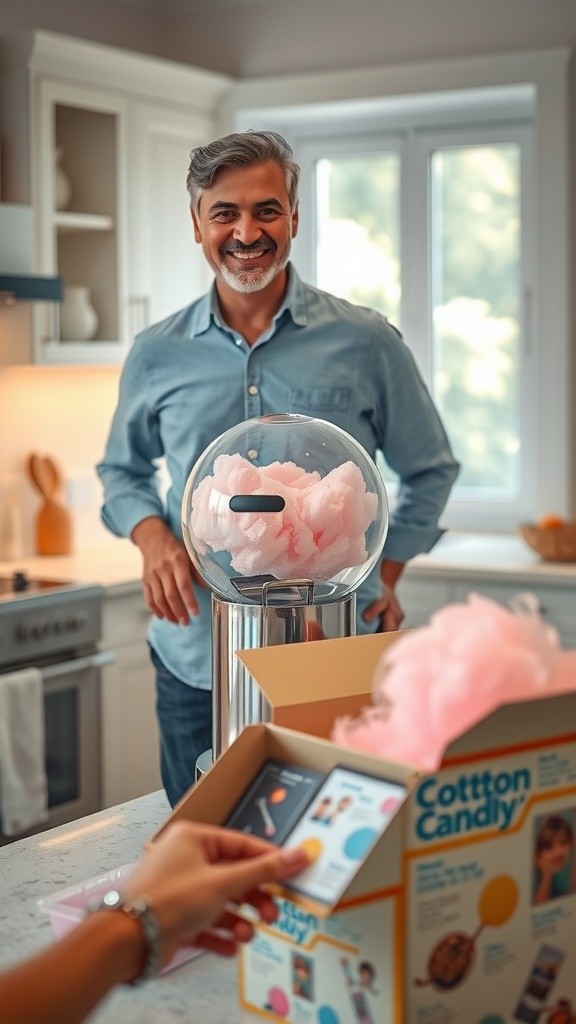 ماكينة صنع غزل البنات - استمتع بحلويات مميزة في المنزل!