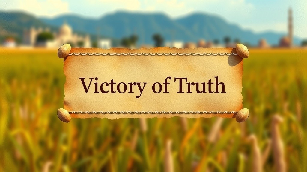 सच्चाई की सच्चाई: मेहनत का फल