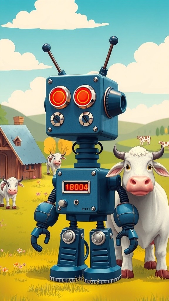 AI Robot aur Doodh Wali Gai ka Moajza