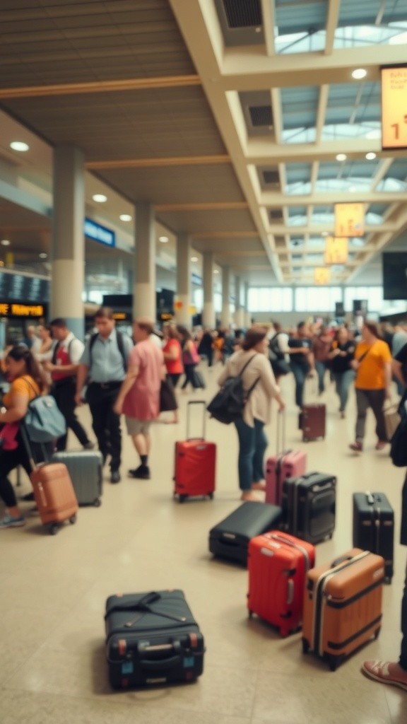 ¡El Aeropuerto de El Salvador en Éxtasis! Masas de Turistas y Agentes Sin Parar!