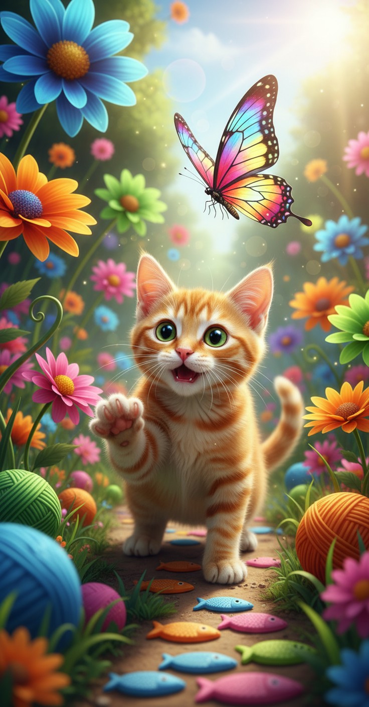 Cat Chaos: Boom Boom Shart & Wall Kisses!