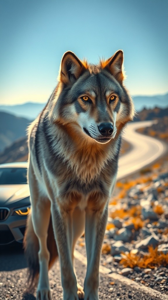 BMW vs Wolf: Speed Showdown