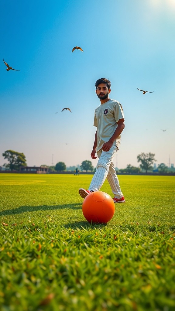 A Hilarious Cricket Mishap!