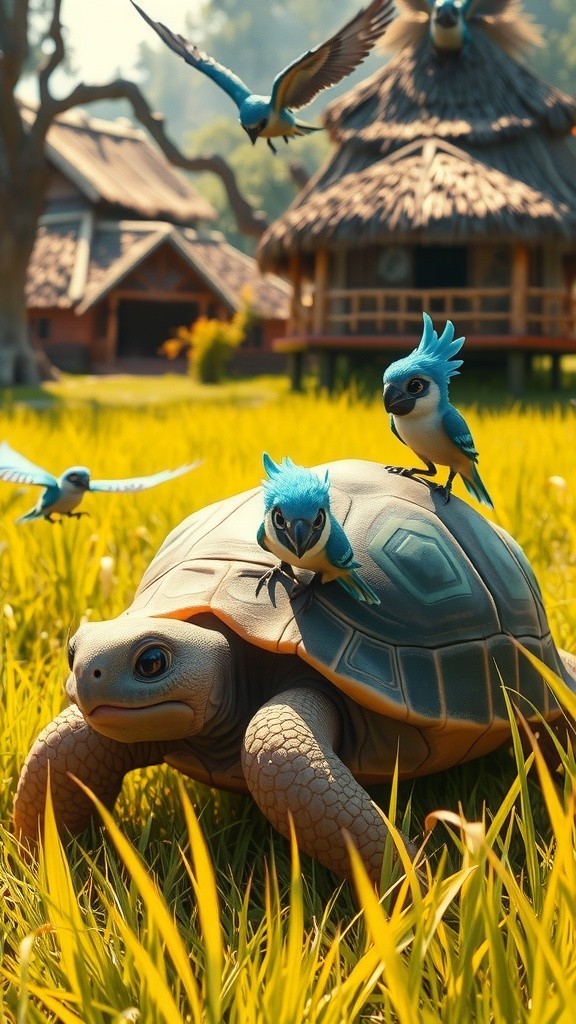 The Greedy Tortoise and the Feast in the Sky