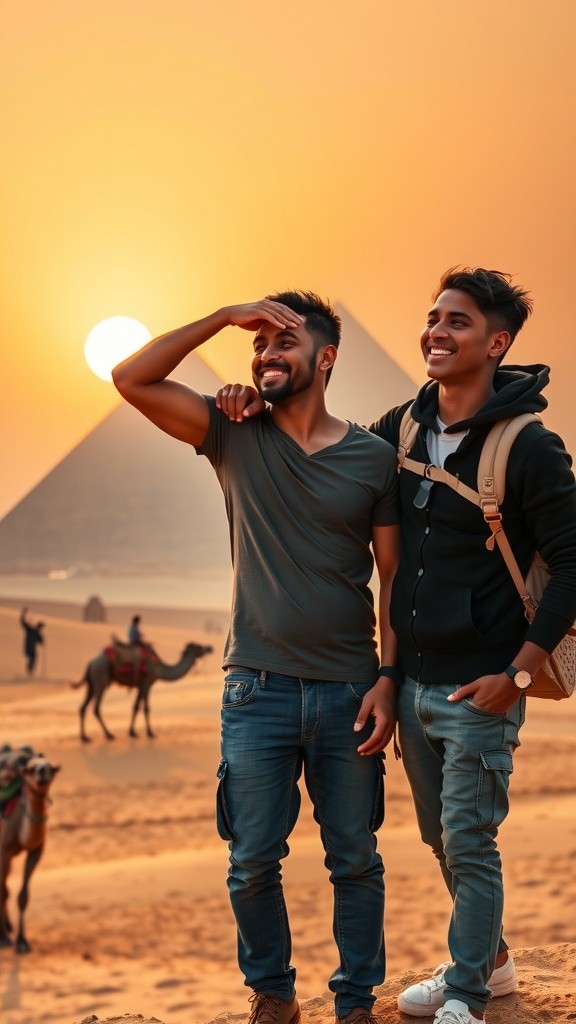 أطفال الأهرامات: مغامرة تحت المغيب