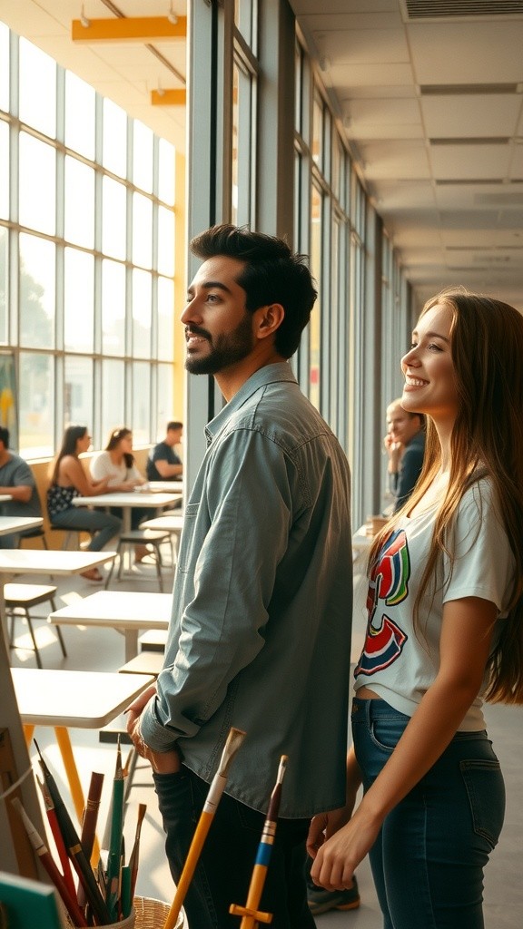 A Shy Artist's Journey to Win the Heart of His Crush