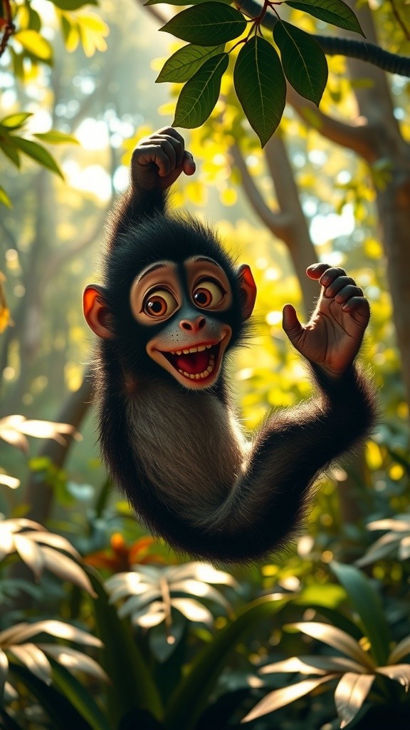 Teamwork in the Jungle: Miko and Elara's Berry Adventure