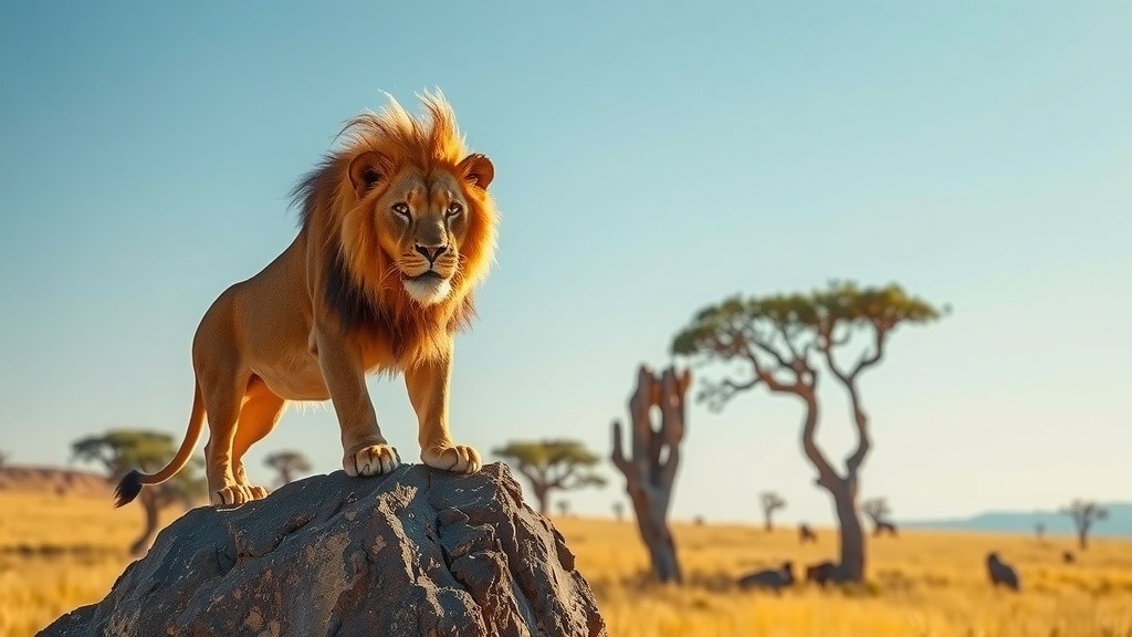 Leo: The Majestic Lion with a Golden Mane