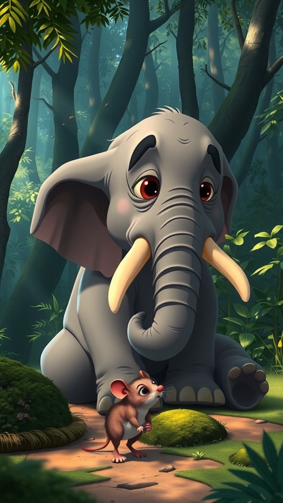 Chhoti Chuhiya aur Haathi ki Dosti