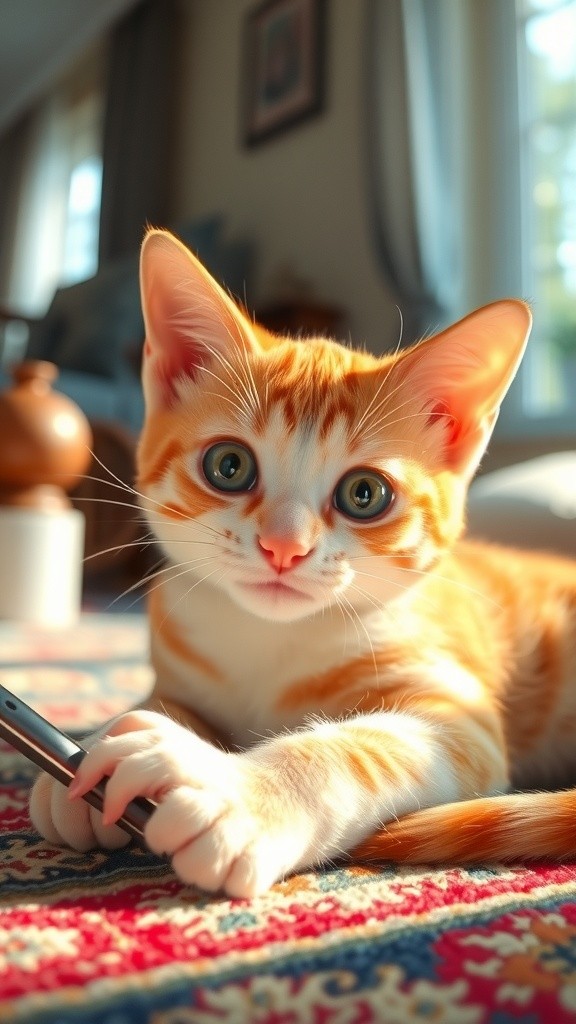 बिल्ली की माँ की डांट