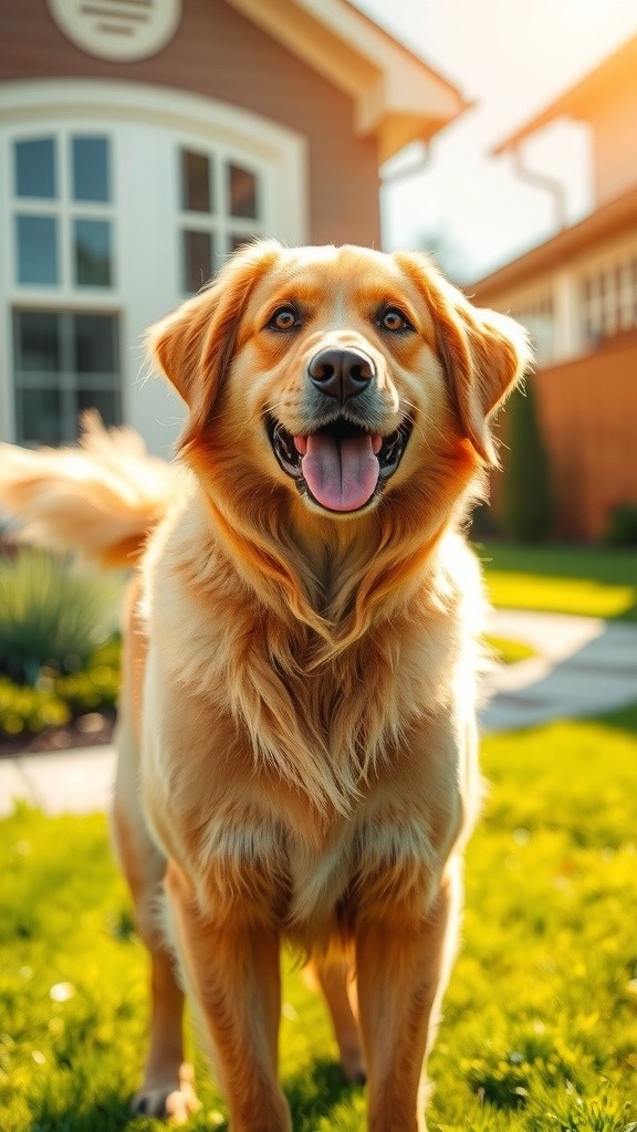Anjing Penjaga yang Suka Main Kucing