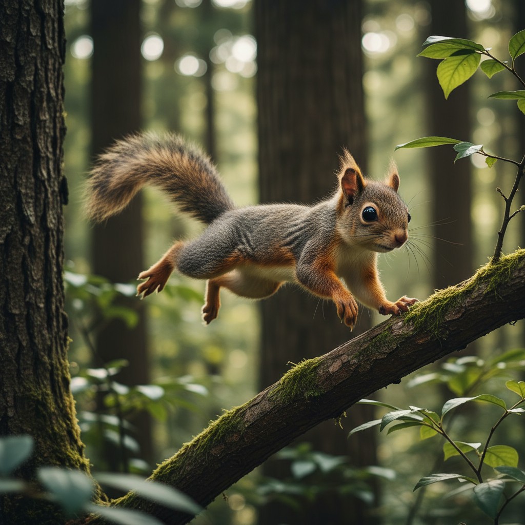 Squirrel Secrets: Nature's Nutty Acrobat!