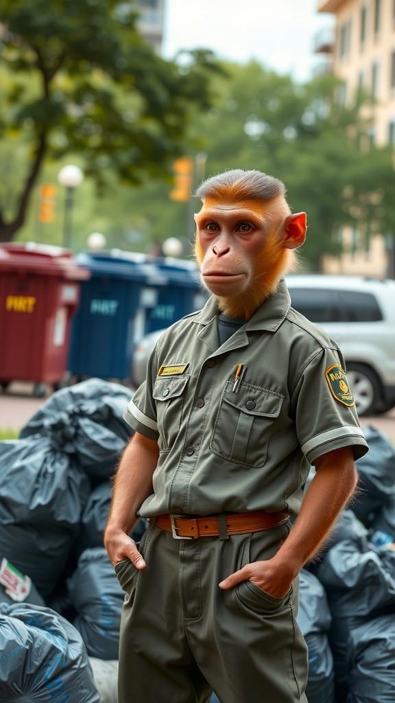 Arty the Trash Monkey Arrested!