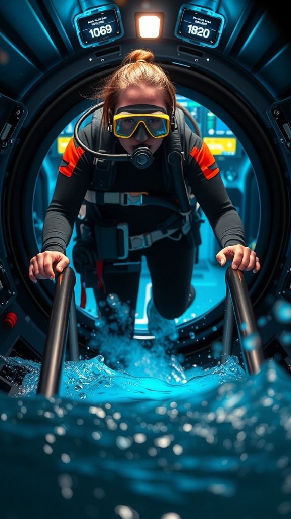 Underwater Serenity: Rina's Tranquil Voyage