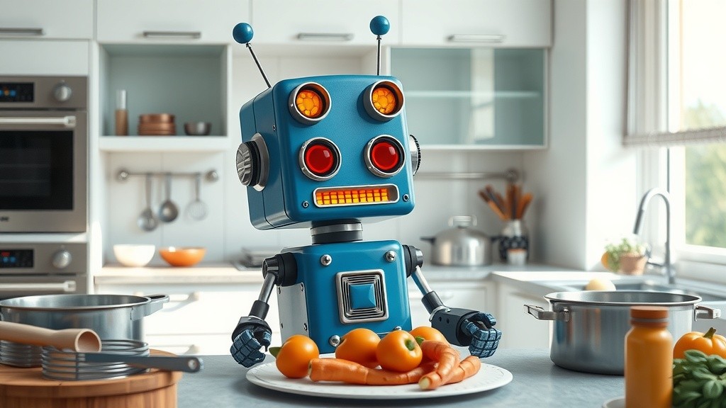 Robot Chef Fails: Breakfast Burnout!
