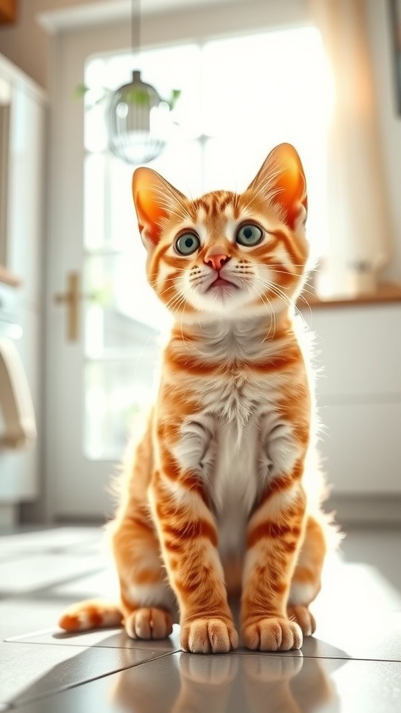 Kucing yang Nikmat Makan