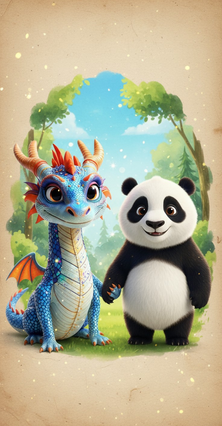 The Panda and the Dragon's Kindness