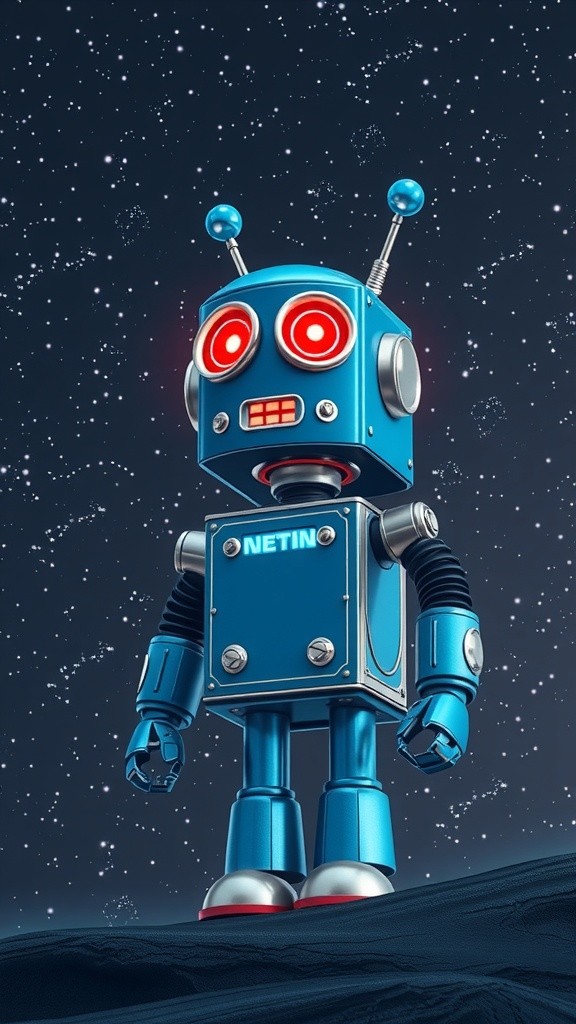 The Little Robot and the Fading Star