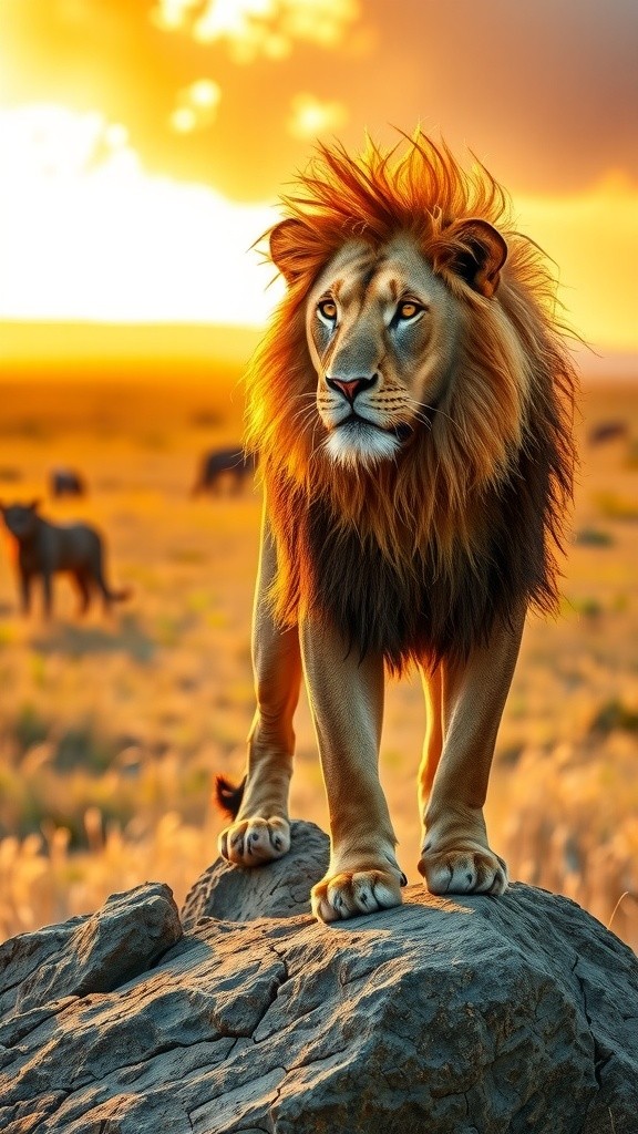 Meet Leo: The Majestic Lion King!