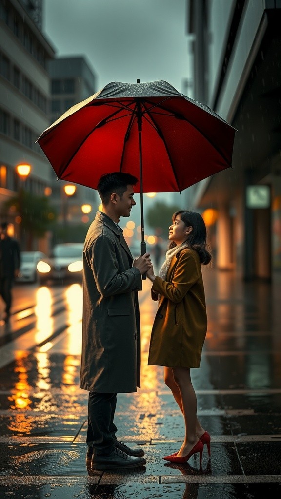 বৃষ্টিতে প্রেমের গল্প