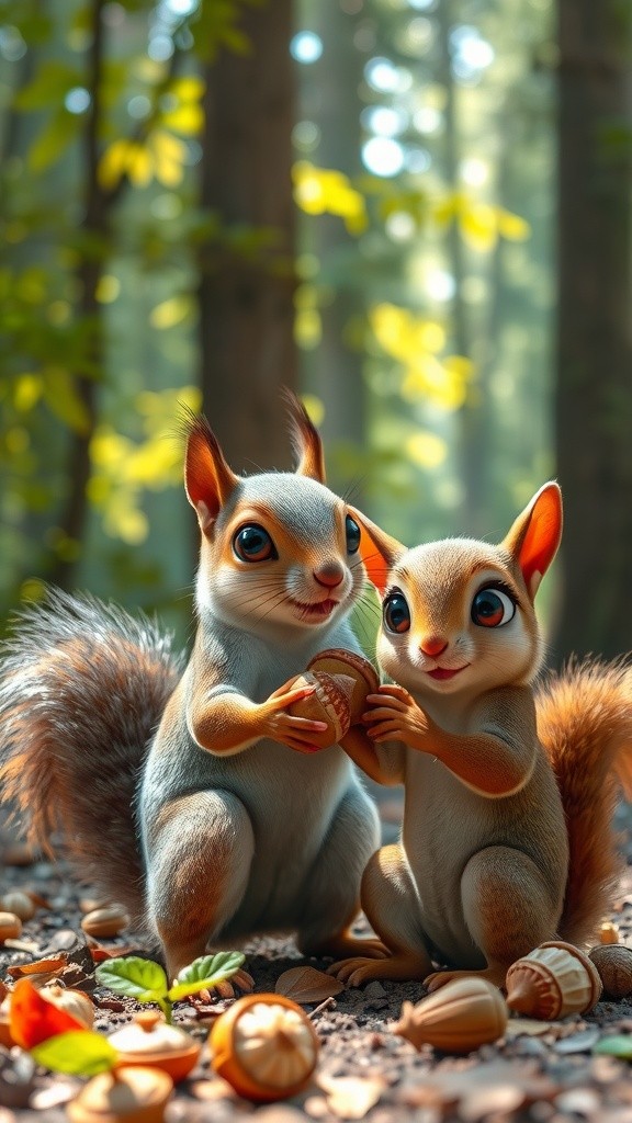 Chiku the Squirrel: The Power of Sharing!