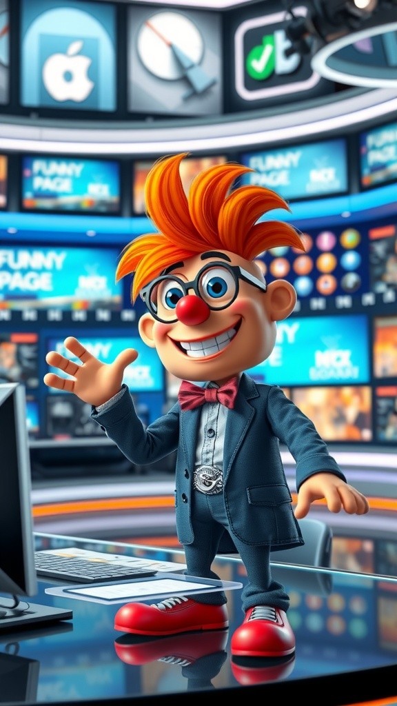 Follow Mr Funny Page by Drac for AI Video Creations!