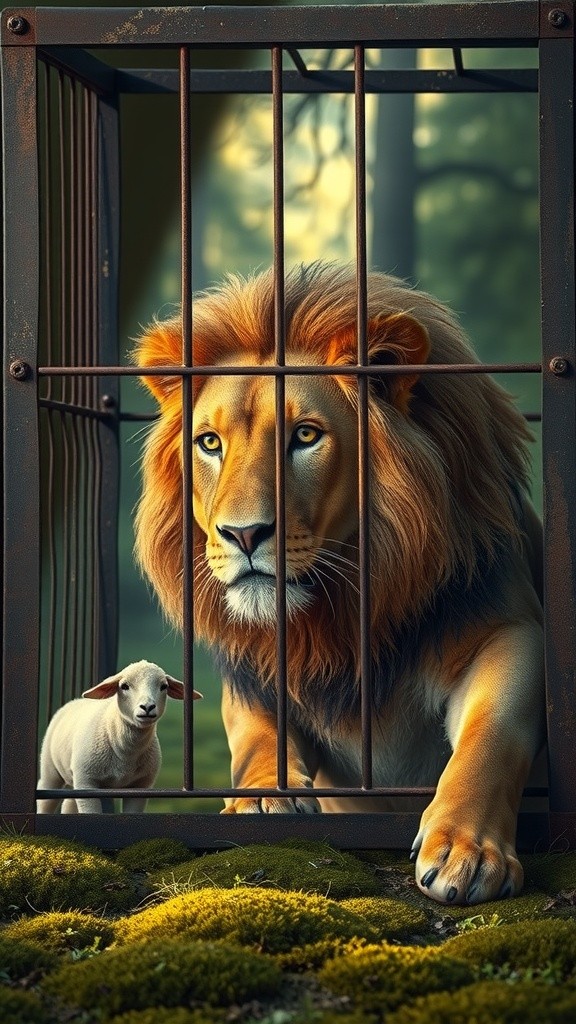 The Betrayal of Trust: A Sheep and a Lion's Dilemma