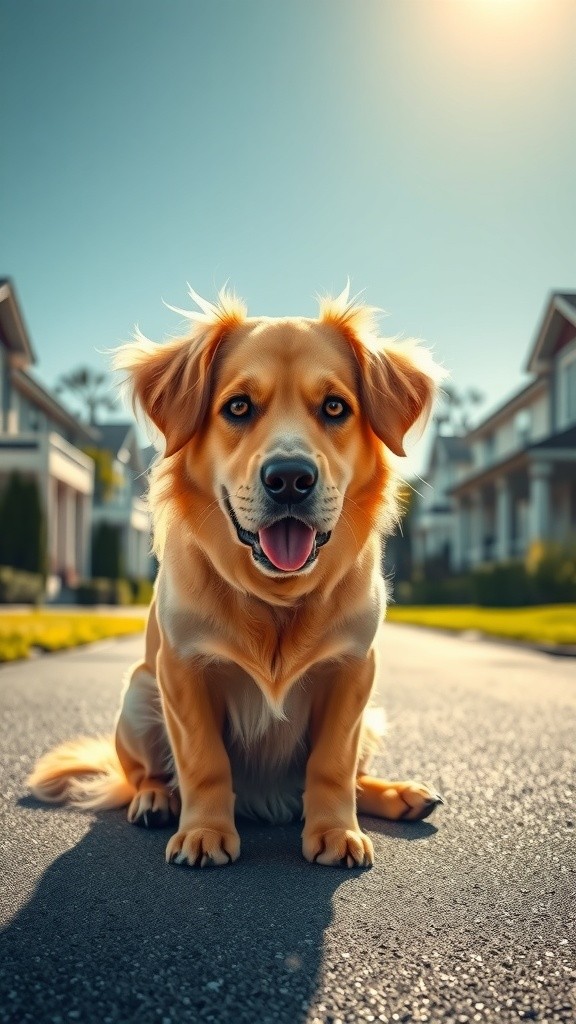 A Dog's Search for Food and Divine Provision